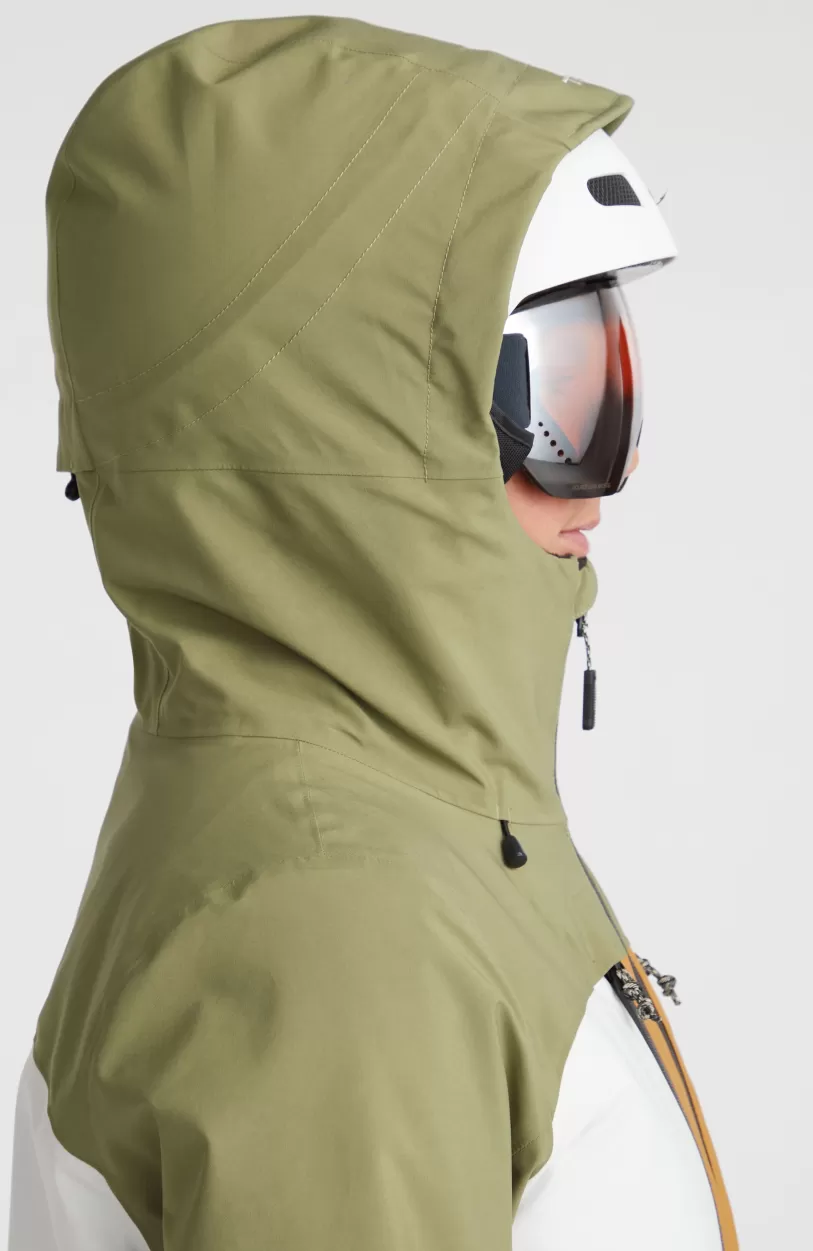 Discount O’Neill Ski Jas GORE-TEX Psycho Tech | Deep Lichen Green Colour Block