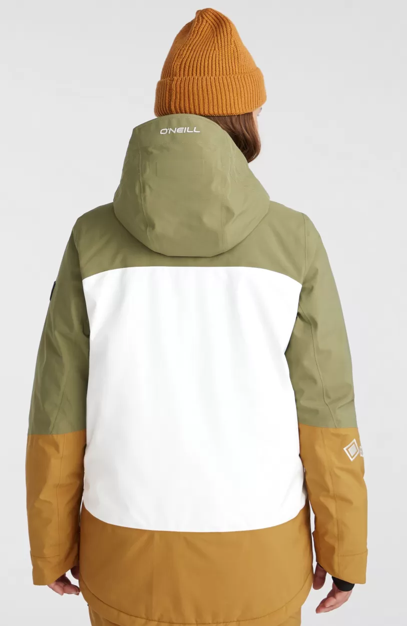Discount O’Neill Ski Jas GORE-TEX Psycho Tech | Deep Lichen Green Colour Block
