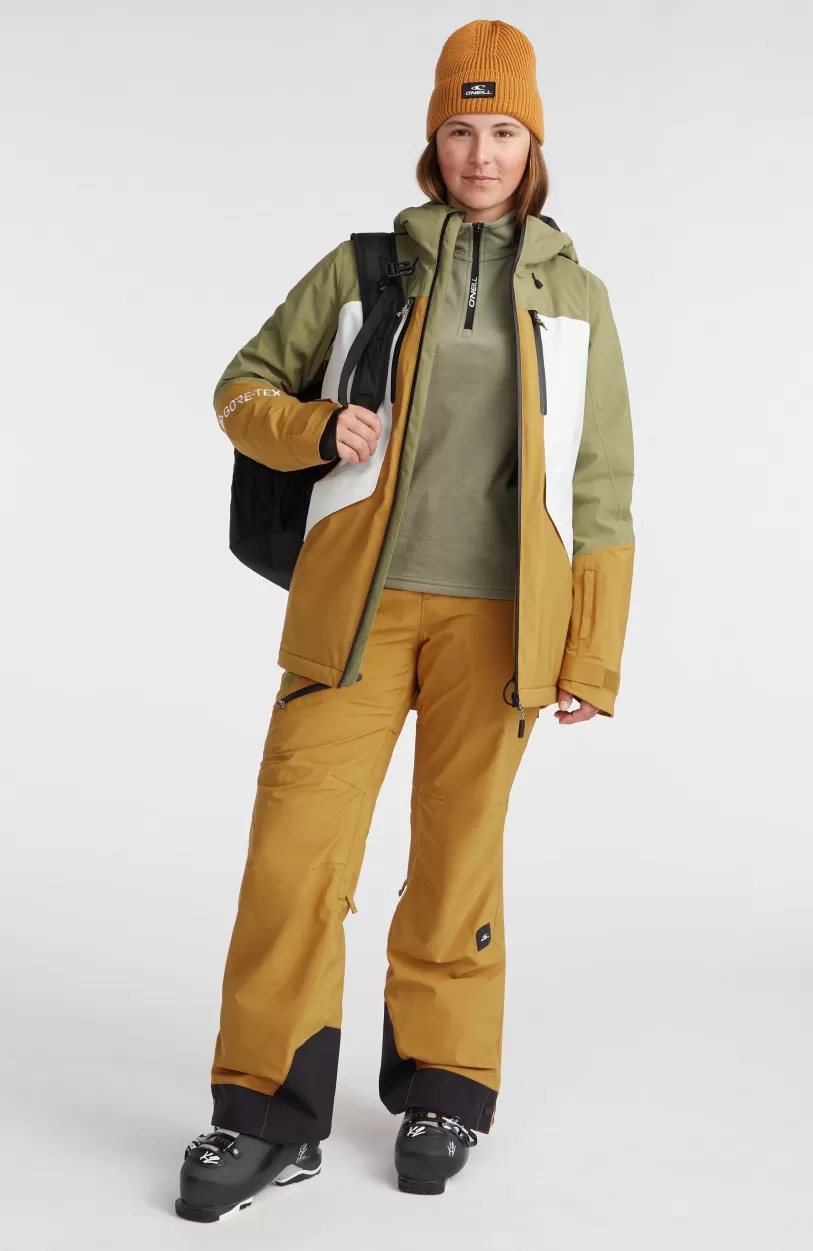 Discount O’Neill Ski Jas GORE-TEX Psycho Tech | Deep Lichen Green Colour Block