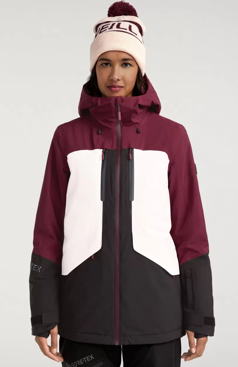 Cheap O’Neill Ski Jas GORE-TEX Psycho Tech | Windsor Wine Colour Block