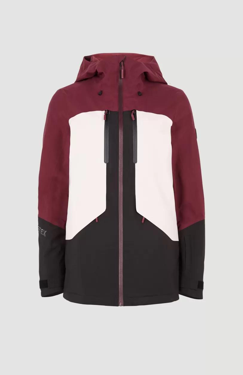 Cheap O’Neill Ski Jas GORE-TEX Psycho Tech | Windsor Wine Colour Block