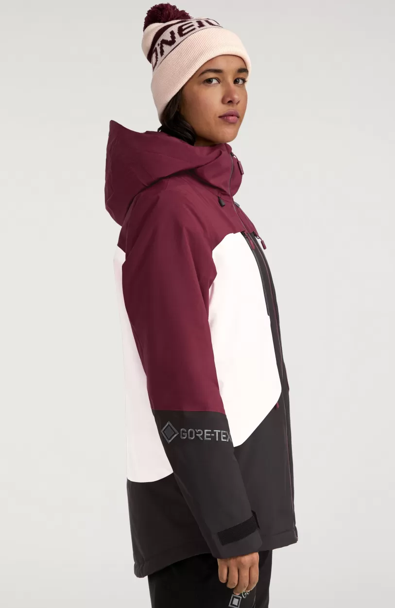 Cheap O’Neill Ski Jas GORE-TEX Psycho Tech | Windsor Wine Colour Block