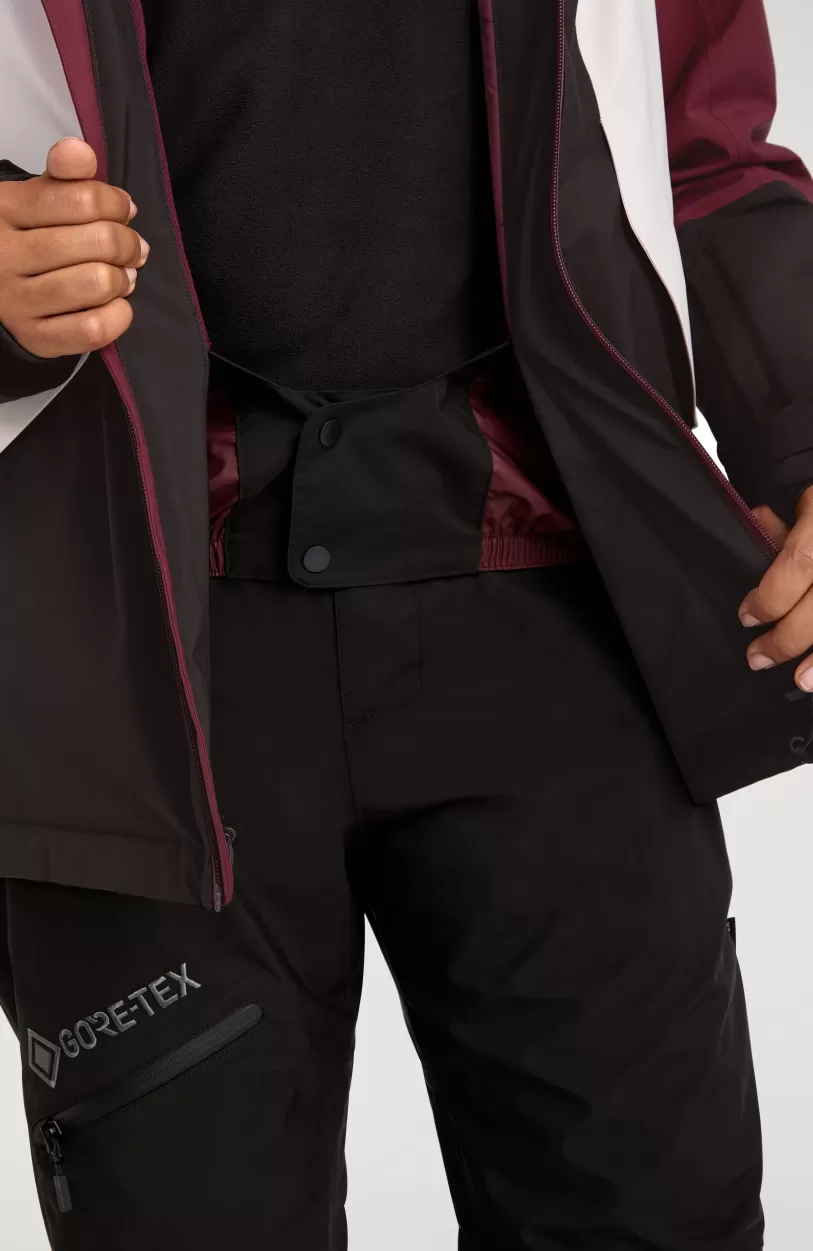 Cheap O’Neill Ski Jas GORE-TEX Psycho Tech | Windsor Wine Colour Block
