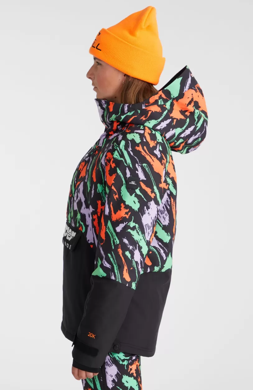 Fashion O’Neill Ski Jas O'Riginals Anorak 20K/20K | Black Out Colour Block