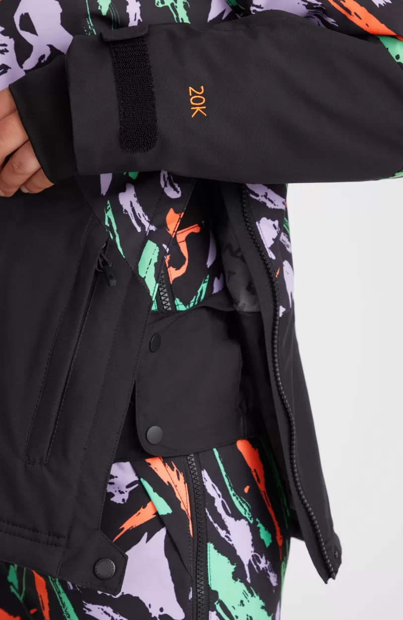 Fashion O’Neill Ski Jas O'Riginals Anorak 20K/20K | Black Out Colour Block