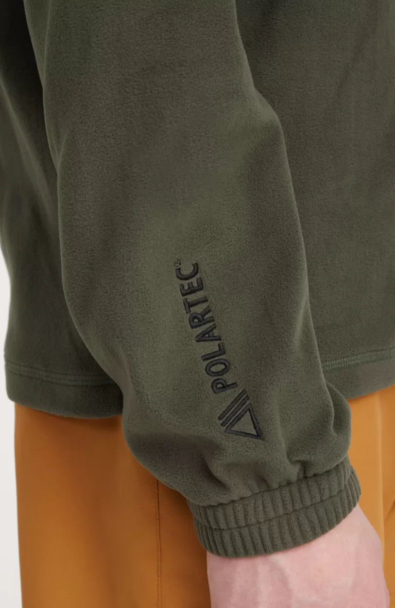 Fashion O’Neill Trui Utility Light Fleece Met Halve Rits | Forest Night