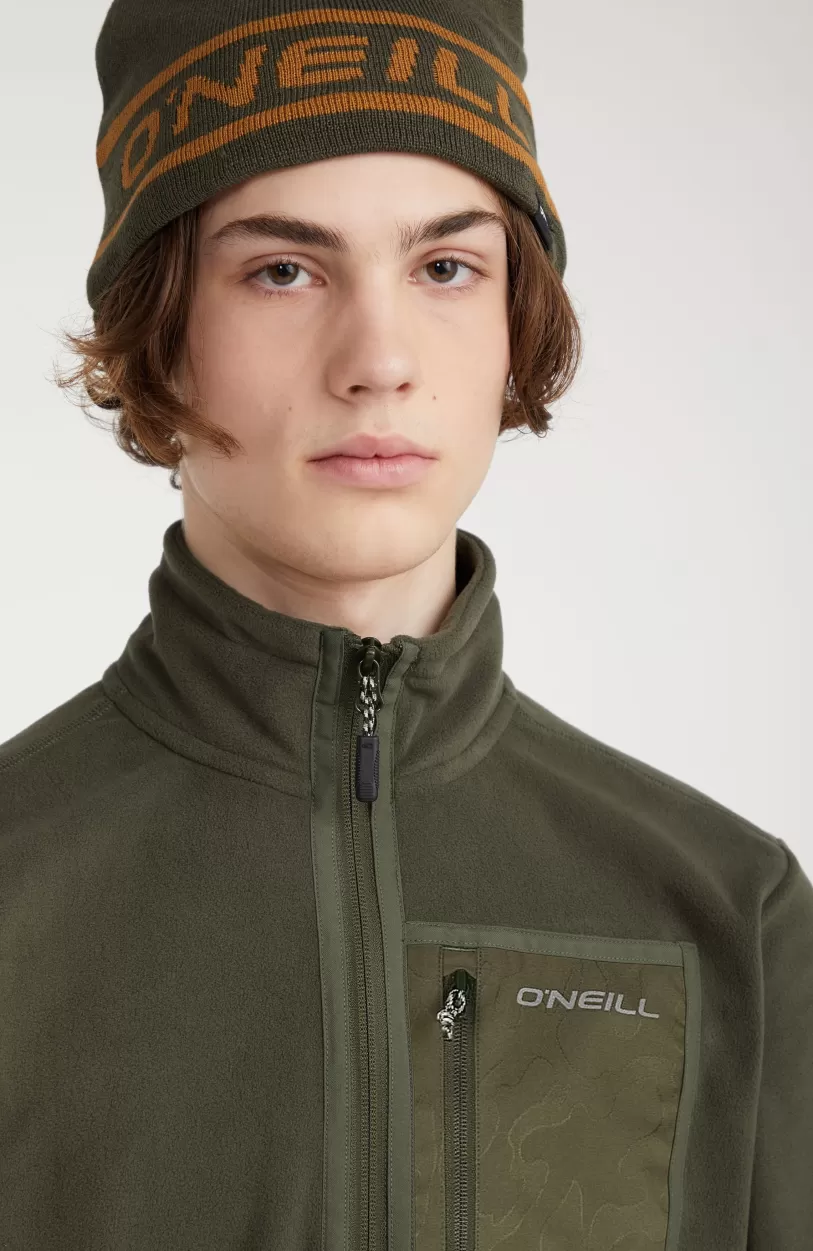 Fashion O’Neill Trui Utility Light Fleece Met Halve Rits | Forest Night