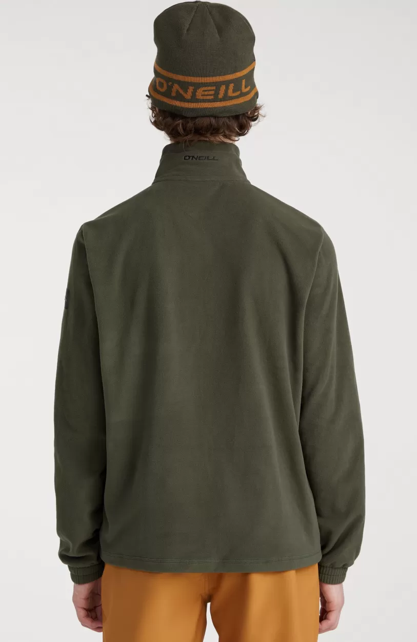Fashion O’Neill Trui Utility Light Fleece Met Halve Rits | Forest Night