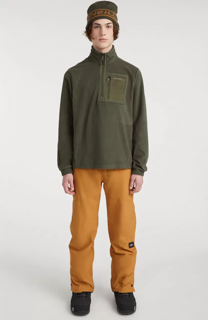 Fashion O’Neill Trui Utility Light Fleece Met Halve Rits | Forest Night
