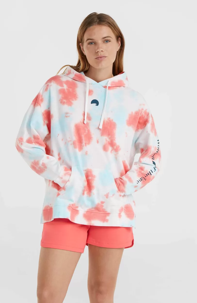 Flash Sale O’Neill Women Of The Wave Hoodie | Pink Ice Cube Tie Dye