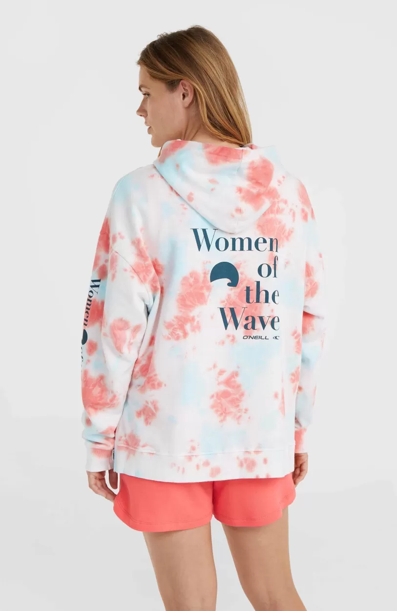 Flash Sale O’Neill Women Of The Wave Hoodie | Pink Ice Cube Tie Dye