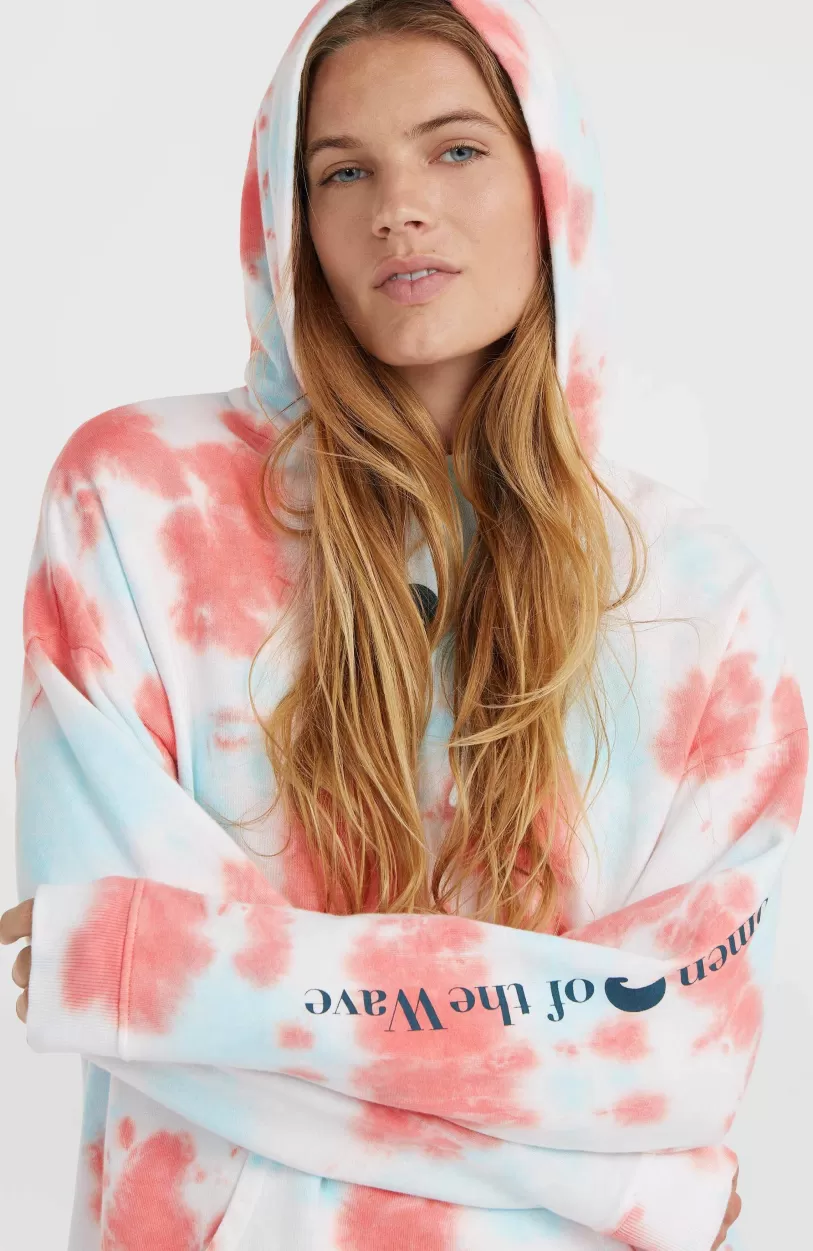 Flash Sale O’Neill Women Of The Wave Hoodie | Pink Ice Cube Tie Dye