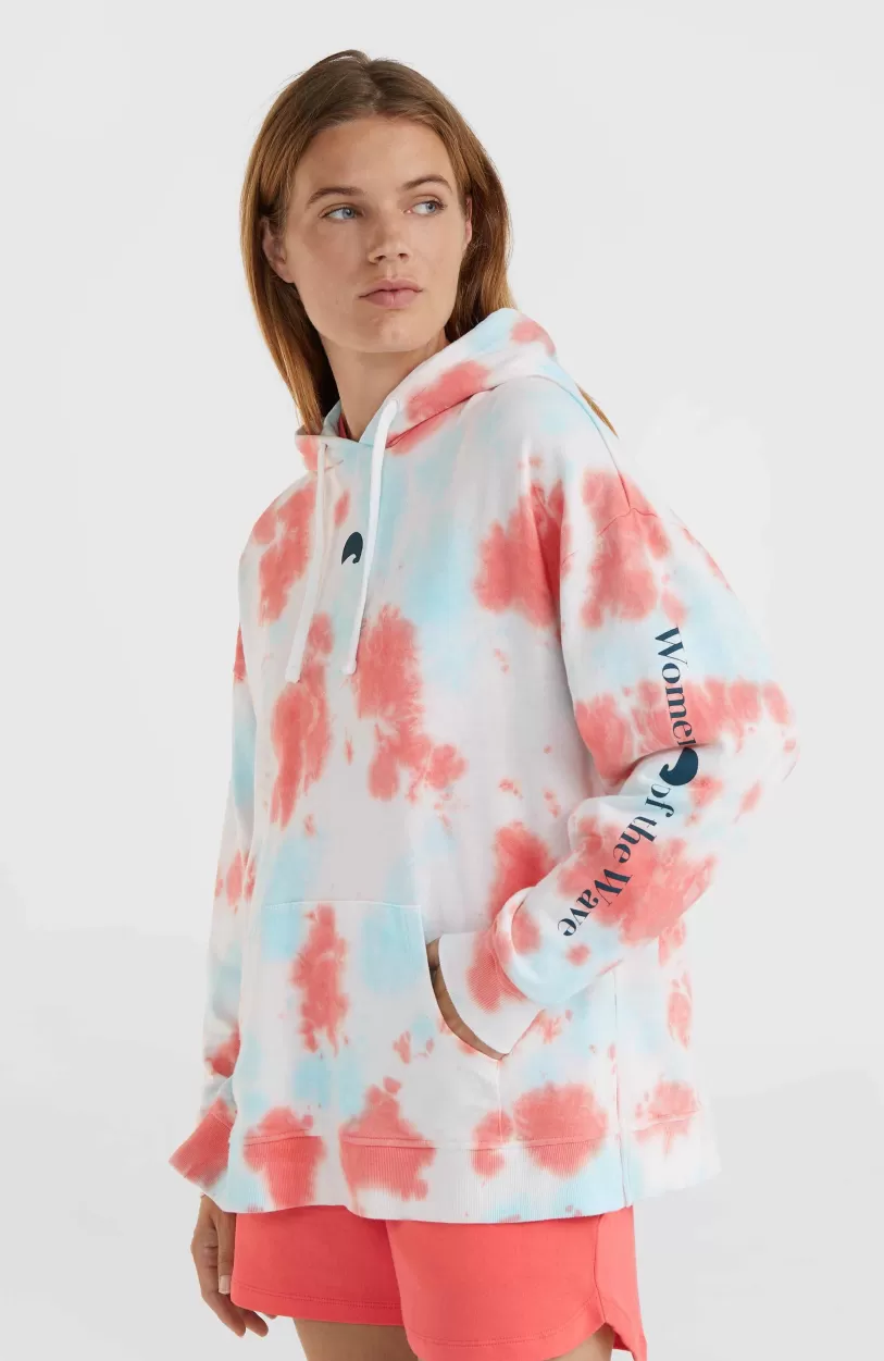 Flash Sale O’Neill Women Of The Wave Hoodie | Pink Ice Cube Tie Dye
