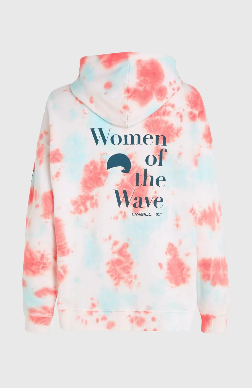 Flash Sale O’Neill Women Of The Wave Hoodie | Pink Ice Cube Tie Dye