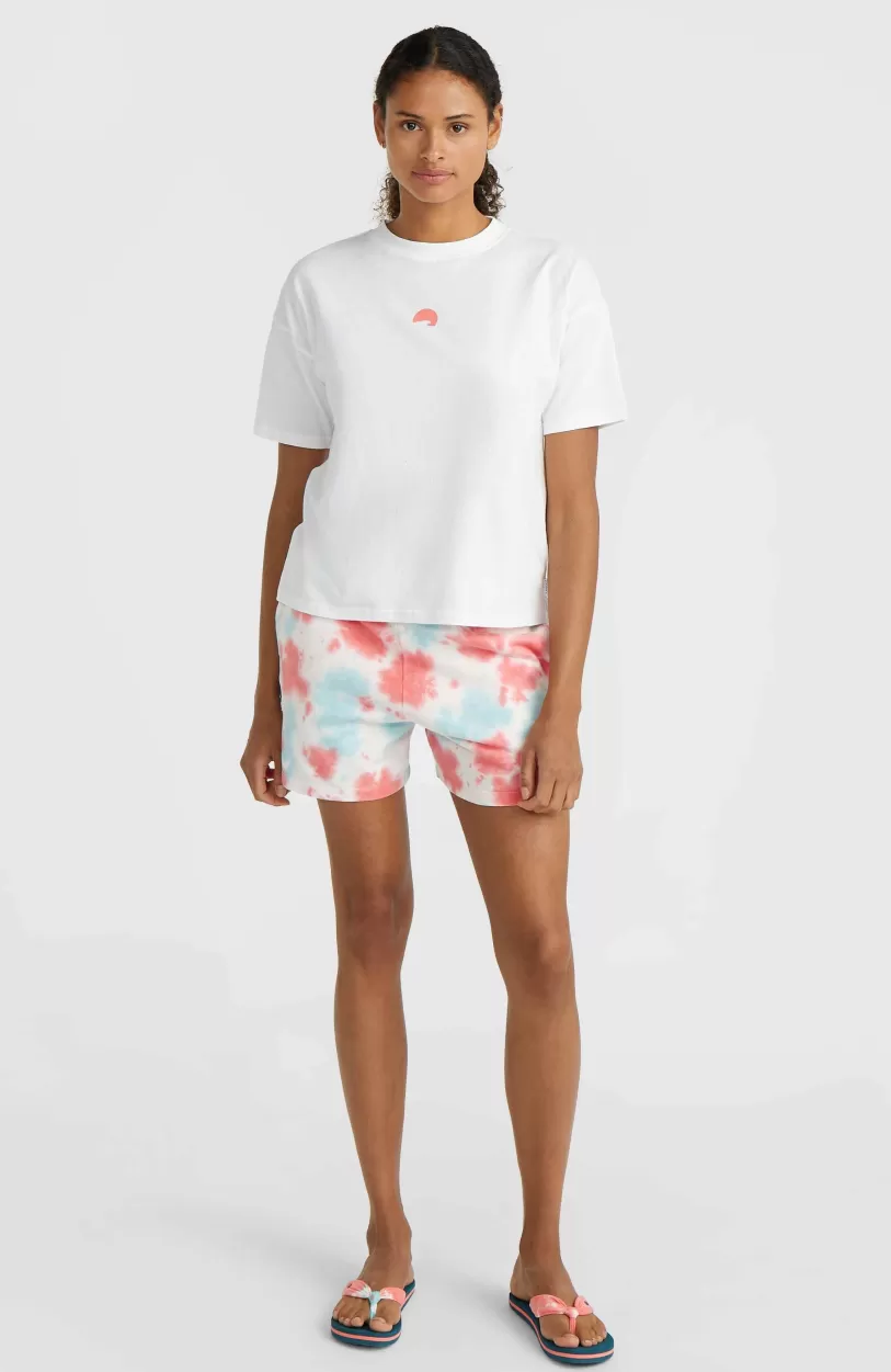 Clearance O’Neill Women Of The Wave Sweatshort | Pink Ice Cube Tie Dye