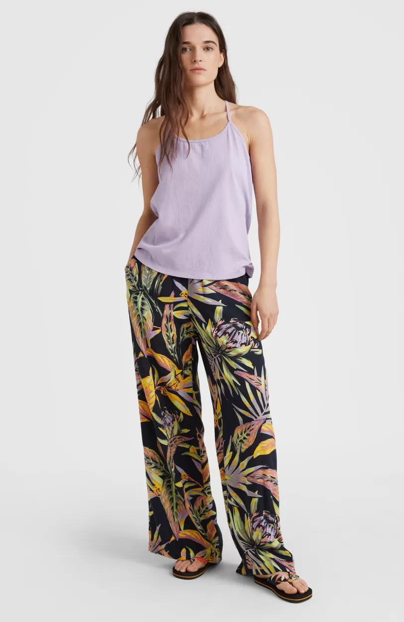 Best O’Neill Zomerbroek Malia Met Hoge Taille | Black Tropical Flower