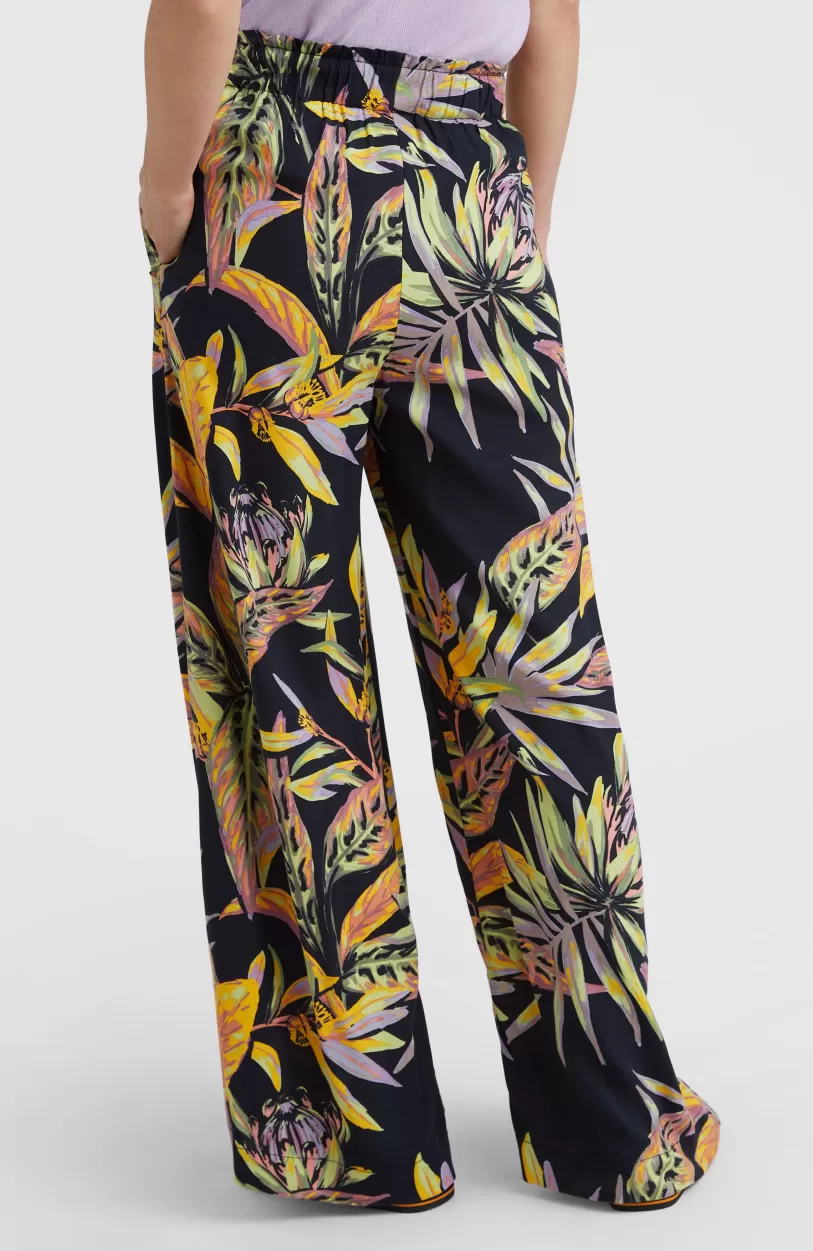 Best O’Neill Zomerbroek Malia Met Hoge Taille | Black Tropical Flower