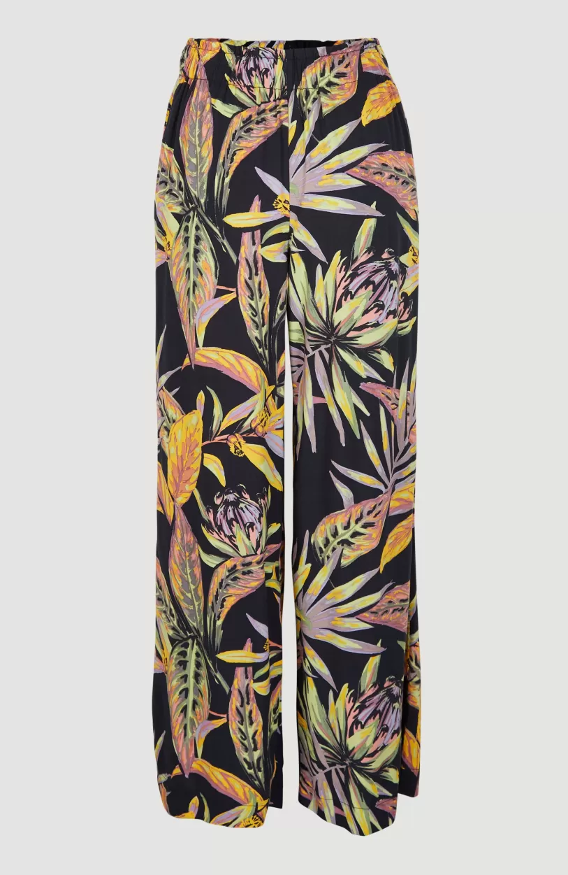 Best O’Neill Zomerbroek Malia Met Hoge Taille | Black Tropical Flower