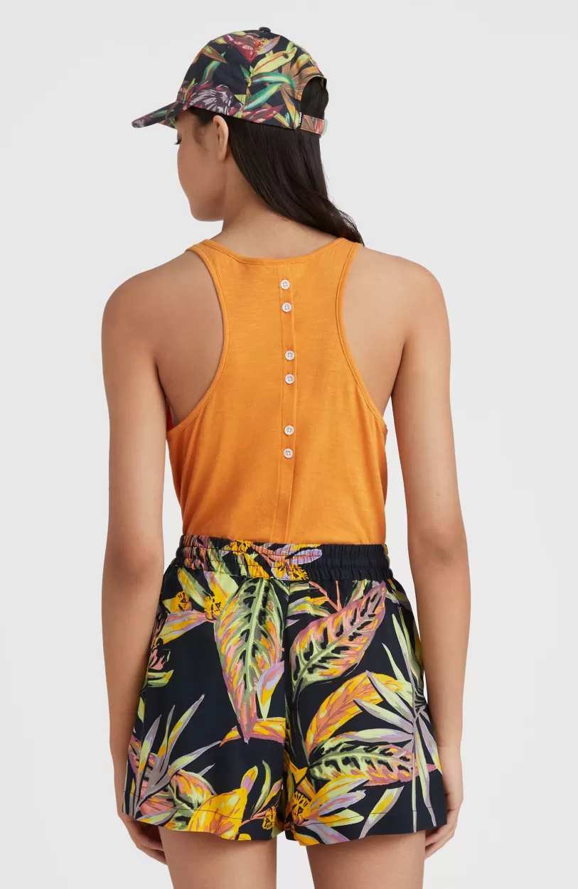 Cheap O’Neill Zomershort Amiri Met Hoge Taille | Black Tropical Flower