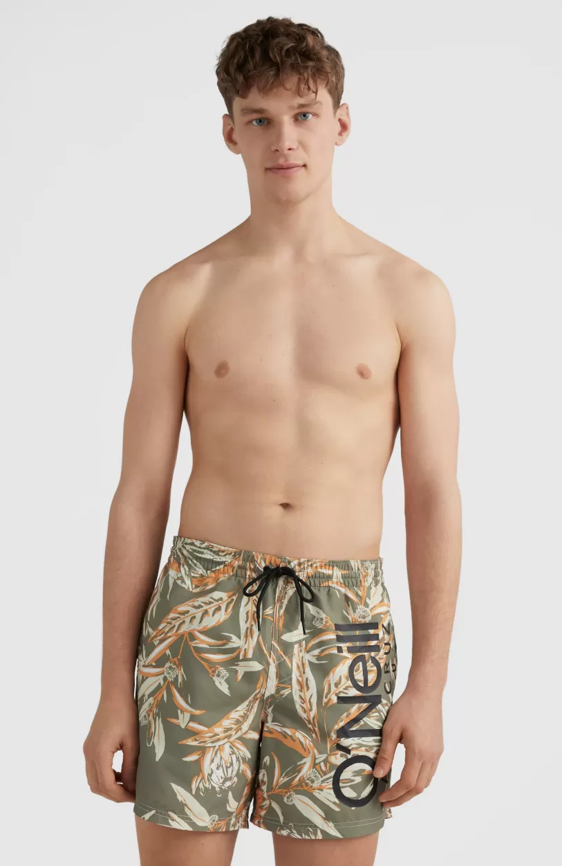 Best O’Neill Zwemshort Cali Floral 16'' | Deep Lichen Tonal Floral