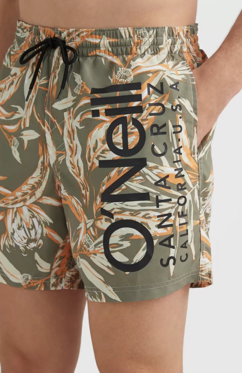 Best O’Neill Zwemshort Cali Floral 16'' | Deep Lichen Tonal Floral